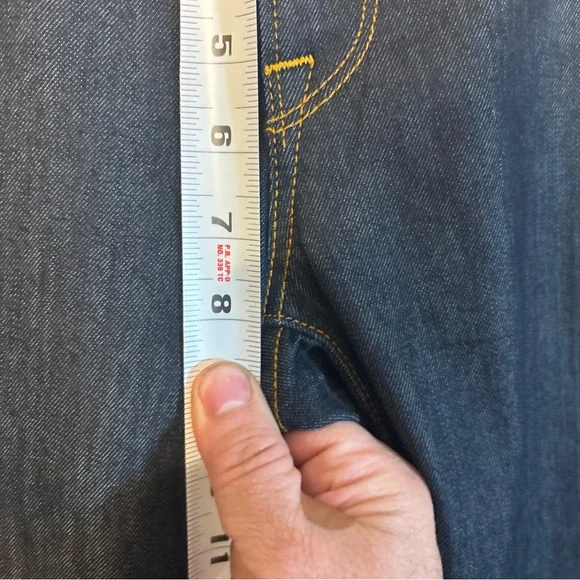 Lucky Brand Charlie Flare Fit Blue Dark Wash Jeans Womens 4x27 - Picture 8 of 11